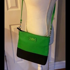 Kate Spade Crossbody bag, nwot navy and green.